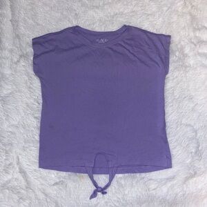 The Children's Place Purple Tie-Front Top
